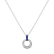 Diamond pendant with Sapphire Estelle2
