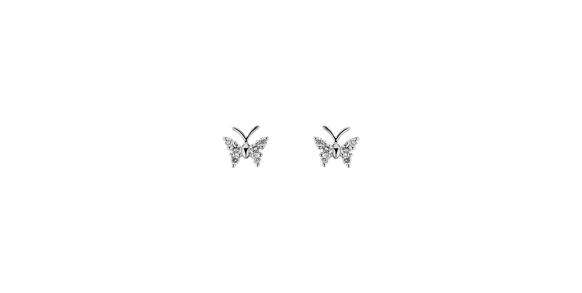 Diamond earrings Diamond Butterfly