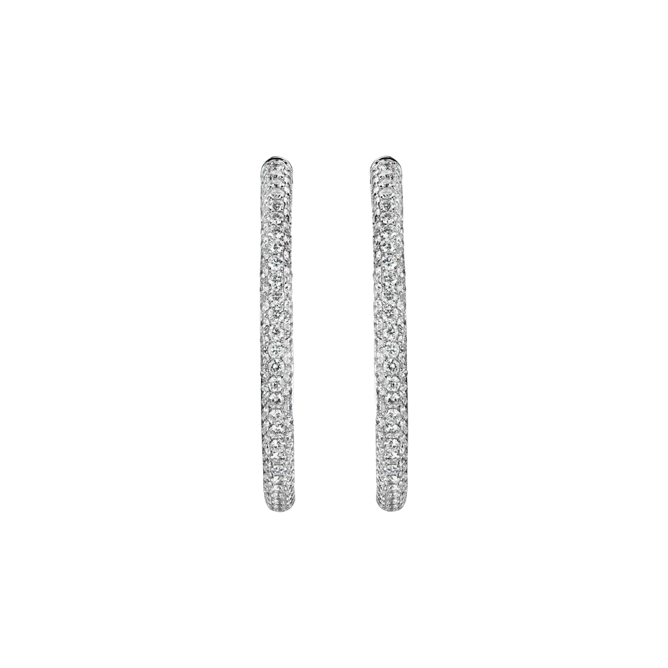 Diamond earrings Midnight Shine