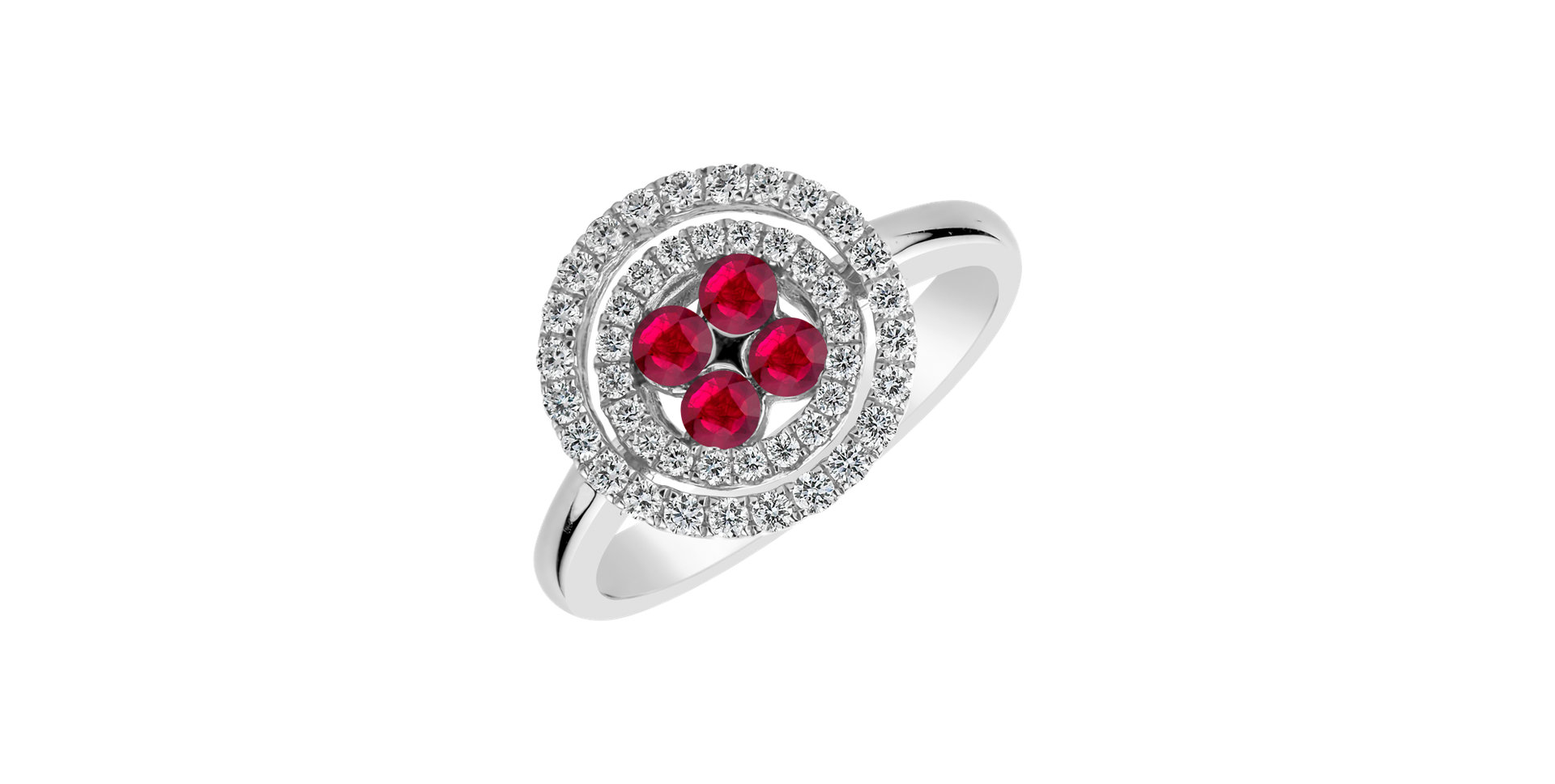 Diamond ring with Ruby Miracle Mythology
