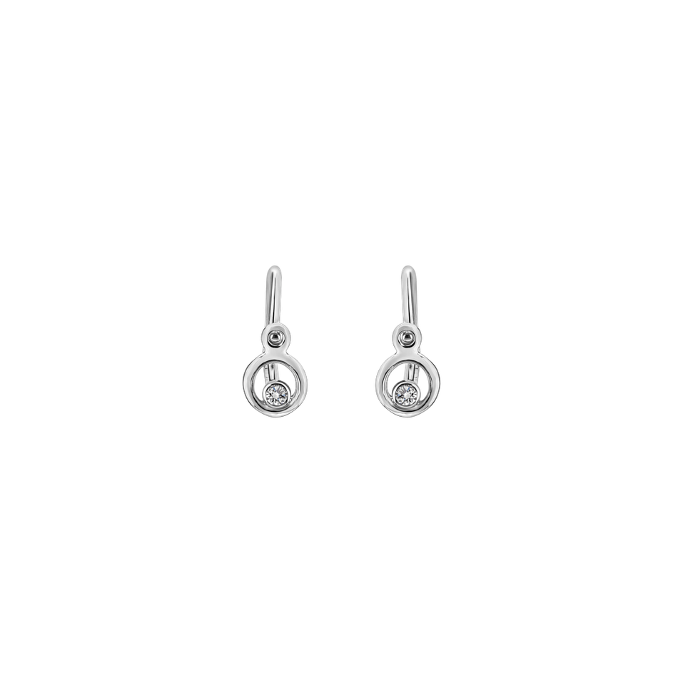 Children's diamond earrings Lovely