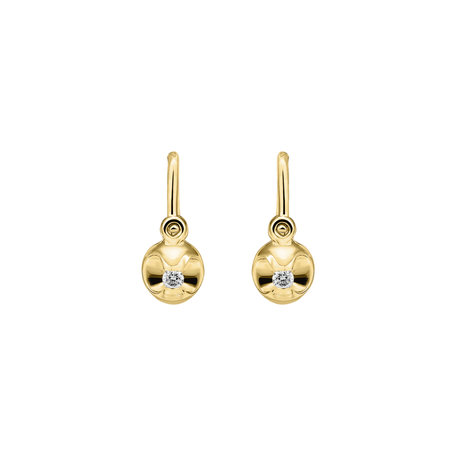 Children's diamond earrings Beauty