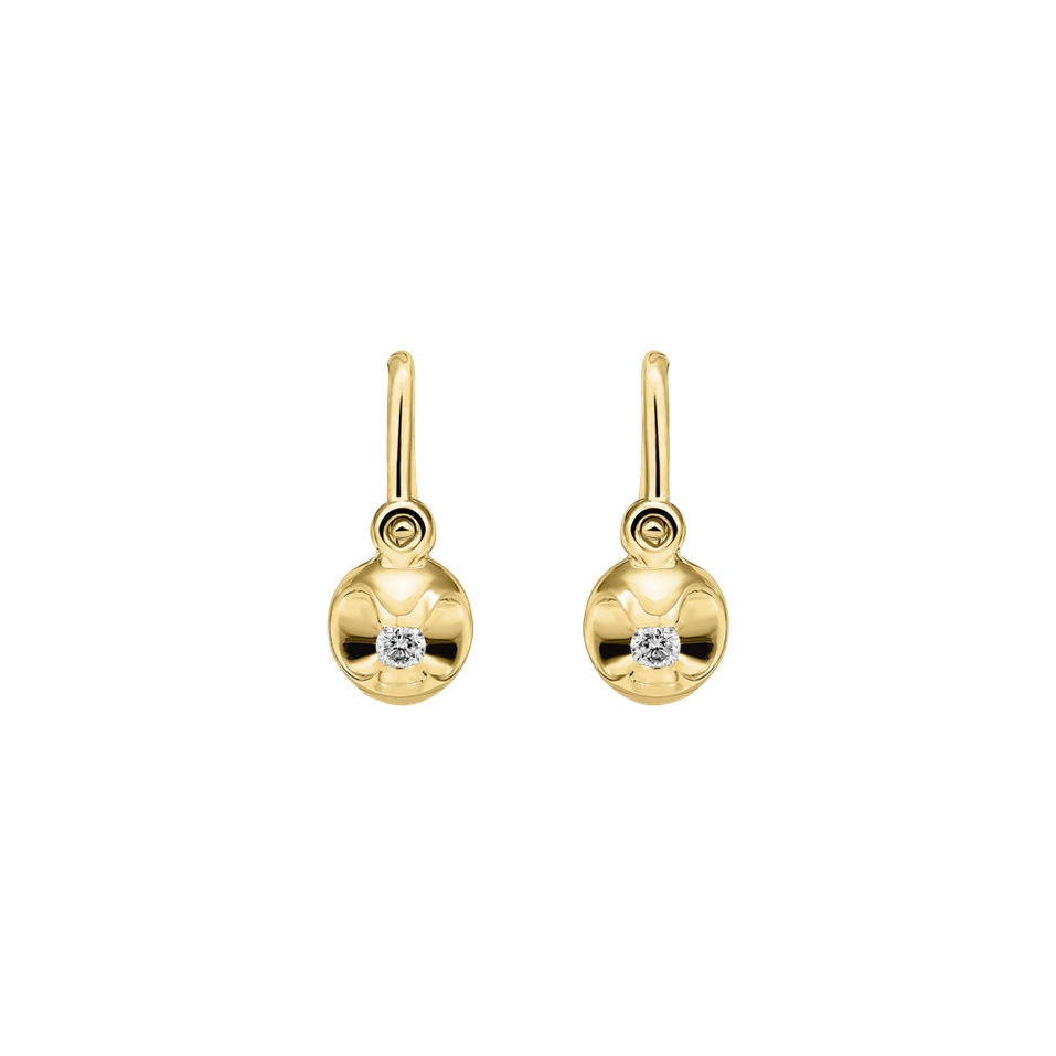 Children's diamond earrings Beauty