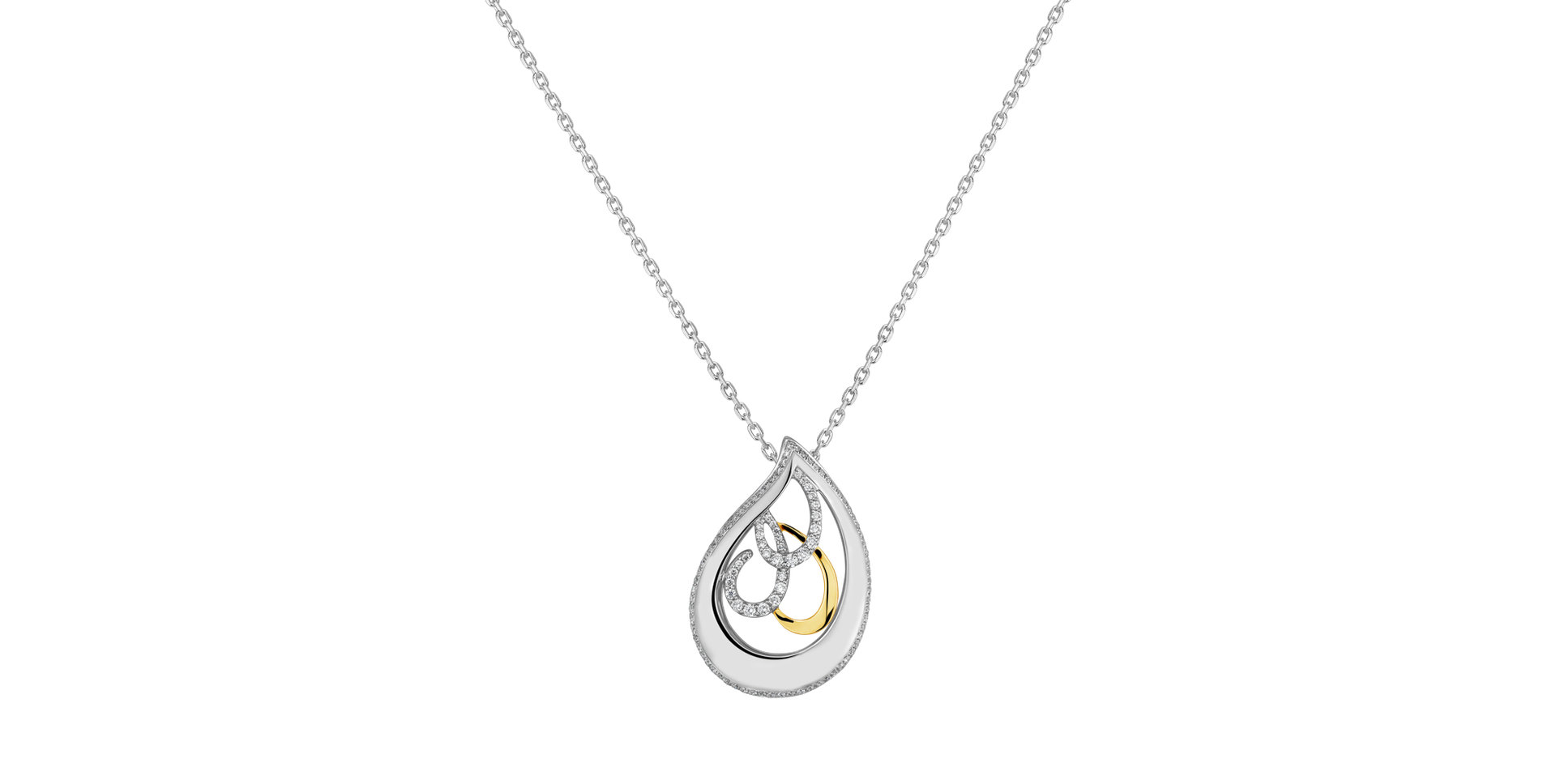 Diamond pendant Noble Nocturne