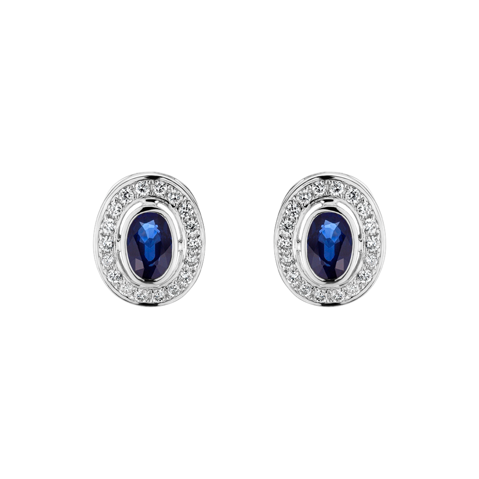 Diamond earrings with Sapphire Federico
