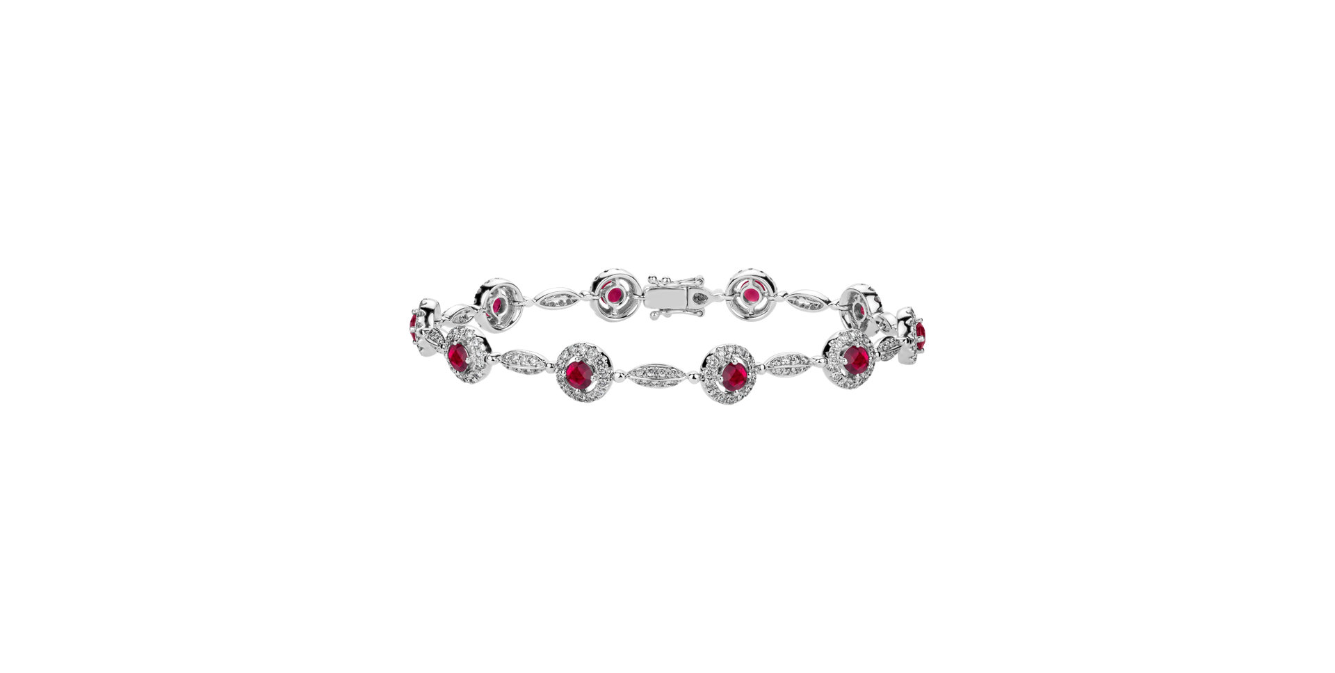 Diamond bracelet with Ruby Sandrre