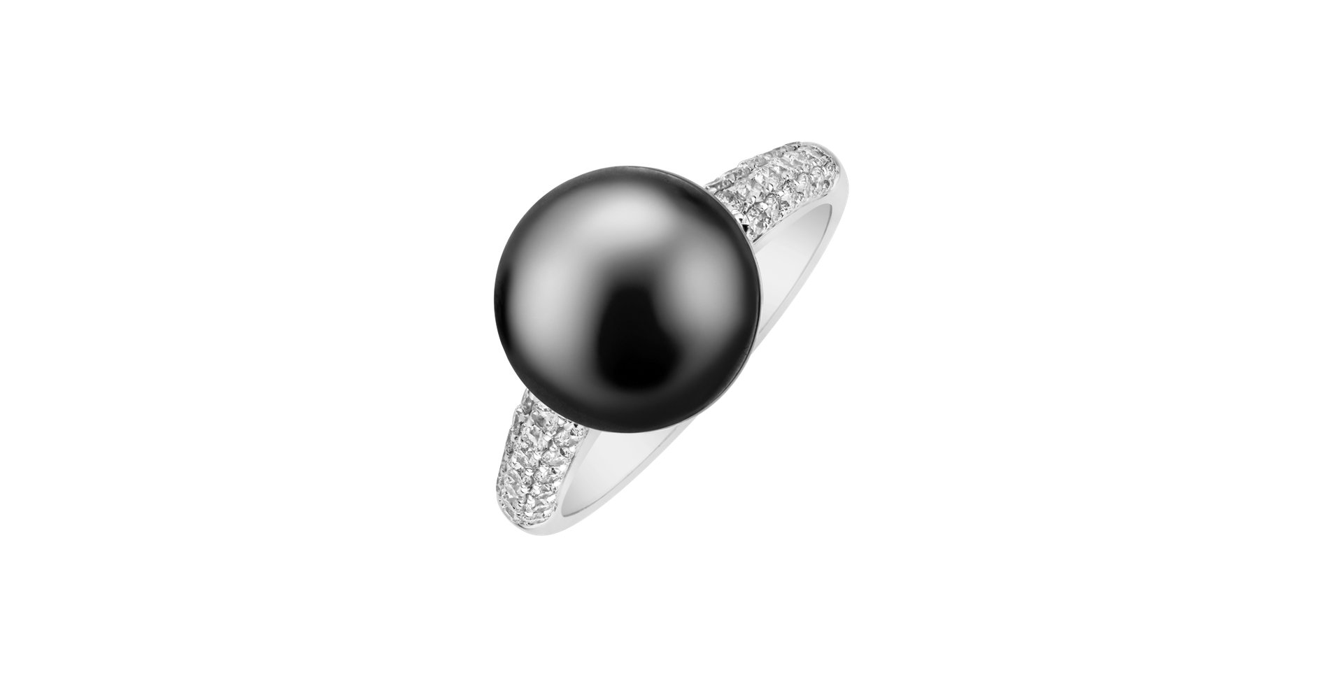 Diamond ring with Pearl Veneris