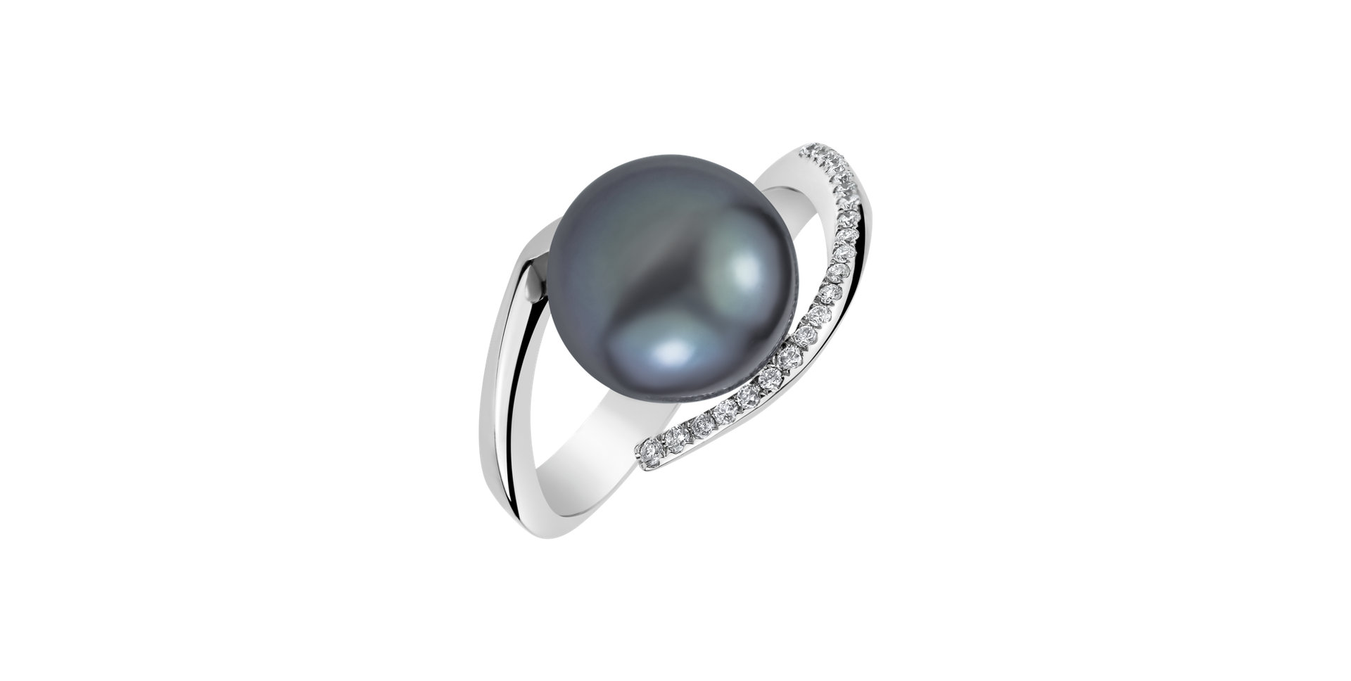 Diamond ring with Pearl Celestial Pearl     47060