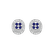 Diamond earrings and Sapphire Tatjana2