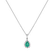 Diamond pendant with Emerald Space Splendor2