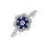Diamond ring with Sapphire Reign2
