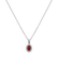 Diamond necklace with Ruby Realm Hope2