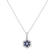 Diamond pendant with Sapphire Izabella2