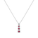 Diamond pendant with Ruby Olivia2