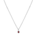 Diamond necklace with Ruby Gentle Passion1