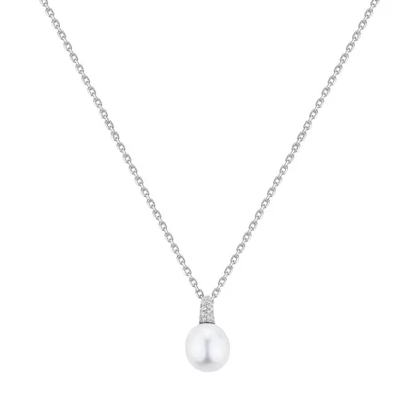 Diamond pendant with Pearl Perlian