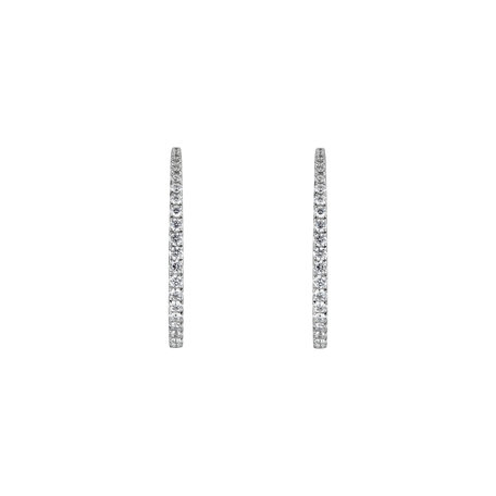 Diamond earrings Lunar Lament