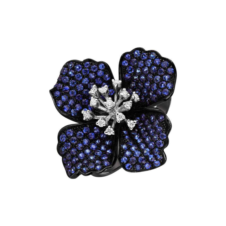 Diamond ring with Sapphire Daysi