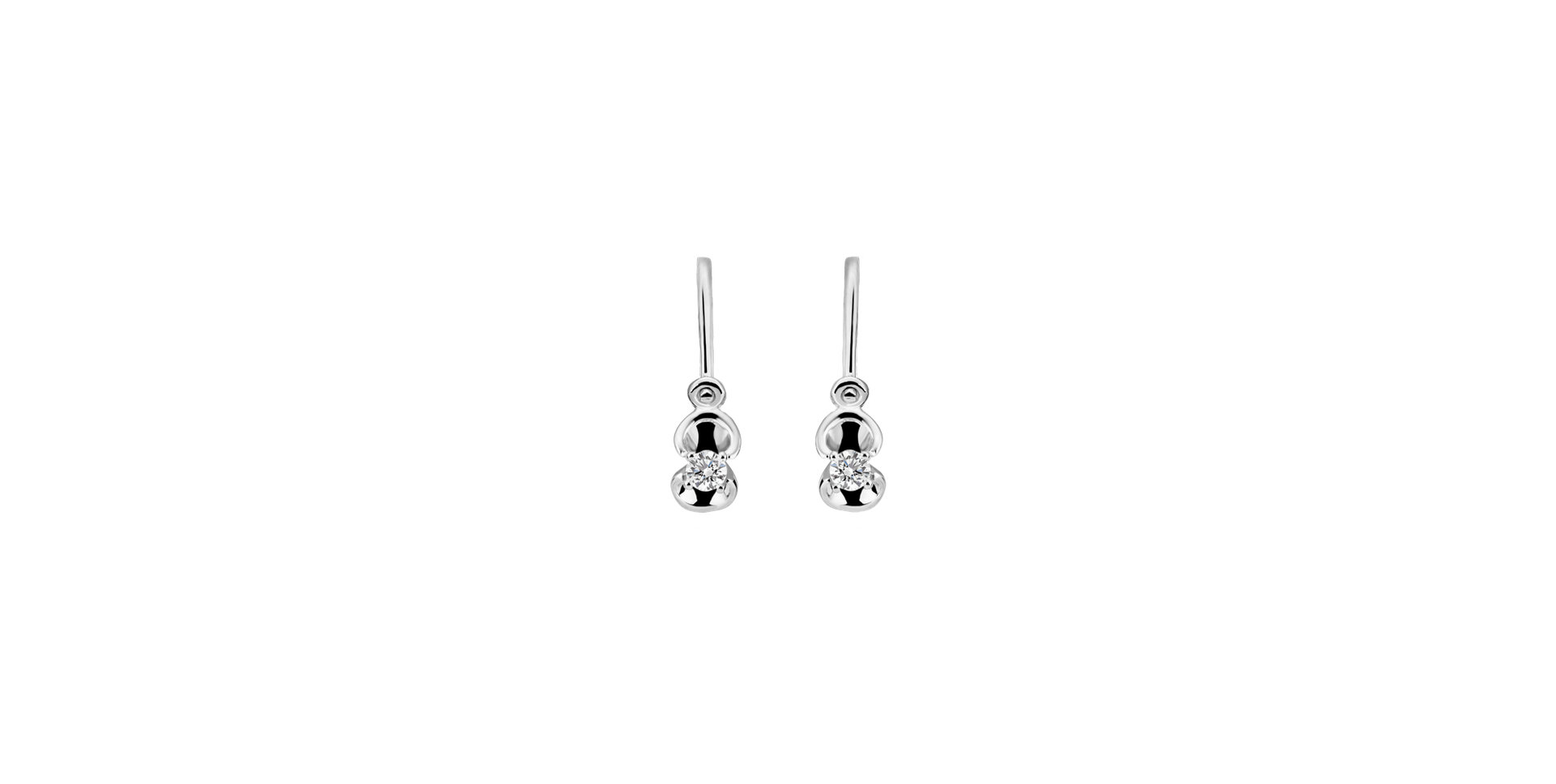 Children's diamond earrings First Diamond