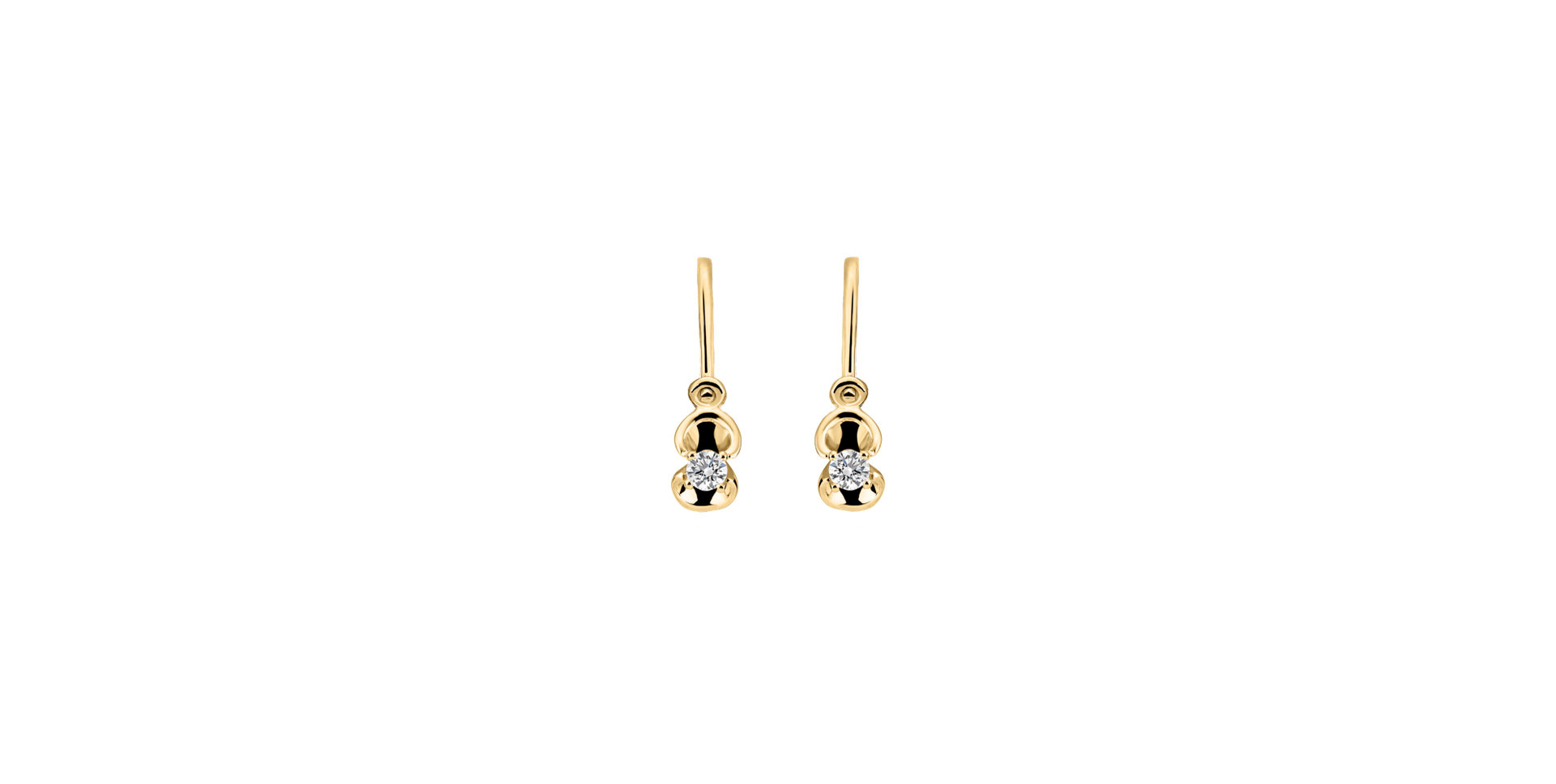 Children's diamond earrings First Diamond