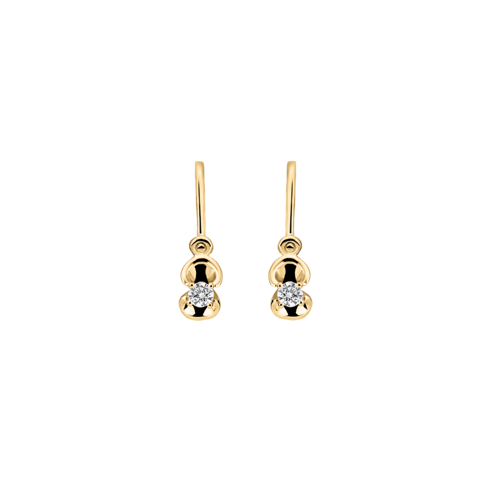 Children's diamond earrings First Diamond