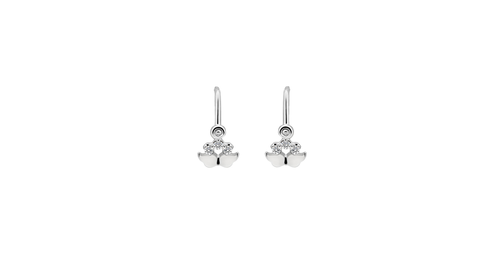 Children's diamond earrings Wings