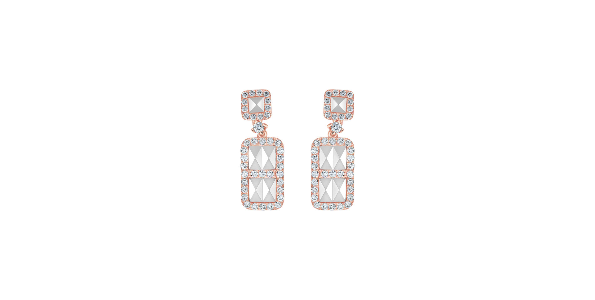 Diamond earrings Geometry Desire