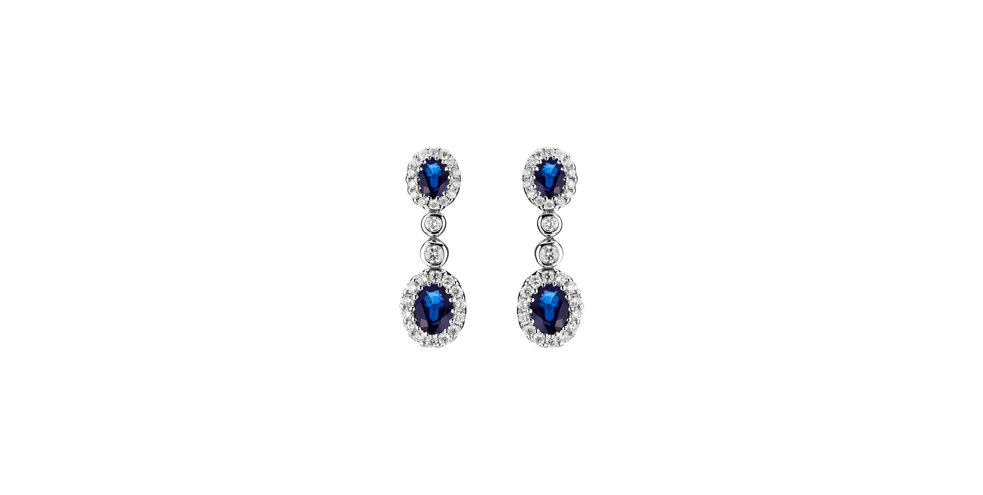 Diamond earrings and Sapphire Sapphire Jealousy