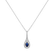 Diamond necklace with Sapphire Tear Core1