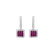 Diamond earrings with Ruby Evaren2