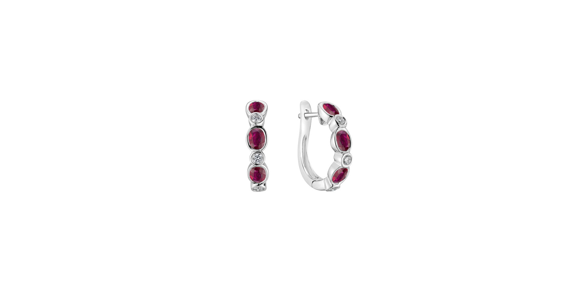 Diamond earrings and Ruby Circumpolar
