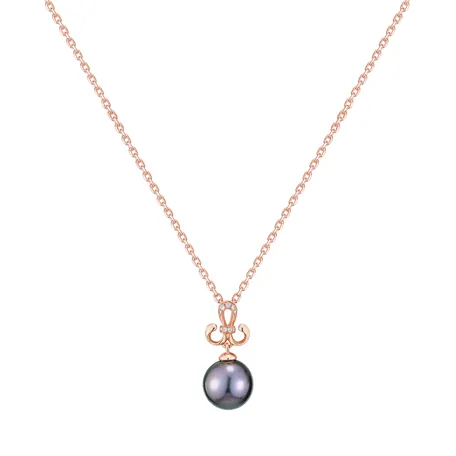 Diamond pendant with Pearl Royal Pearl