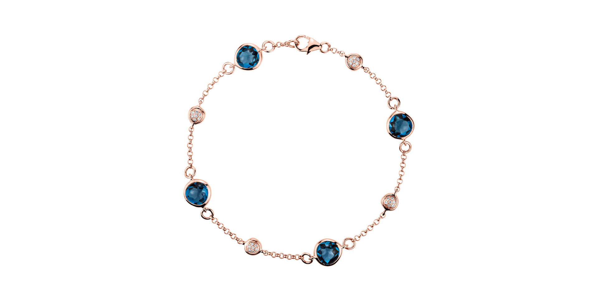 Diamond bracelet with Topaz Heaven Sin