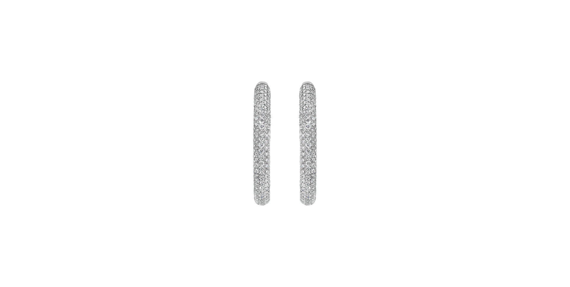 Diamond earrings Sparkling Circle
