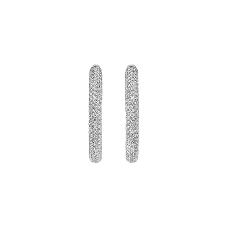 Diamond earrings Sparkling Circle