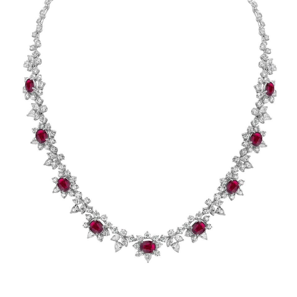 Diamond necklace with Ruby Ruby Countess