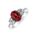 Diamond ring with Ruby Moonlight Nymph2