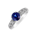 Diamond ring with Sapphire Midnight Drop2