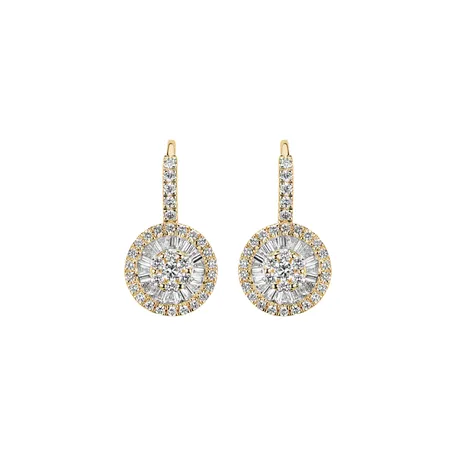 Diamond earrings Sunlight