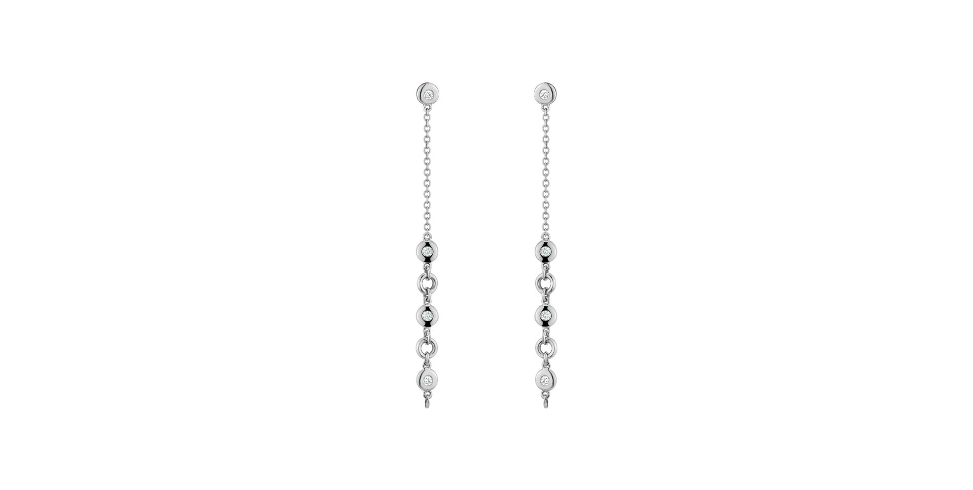 Diamond earrings Endless Waterfall