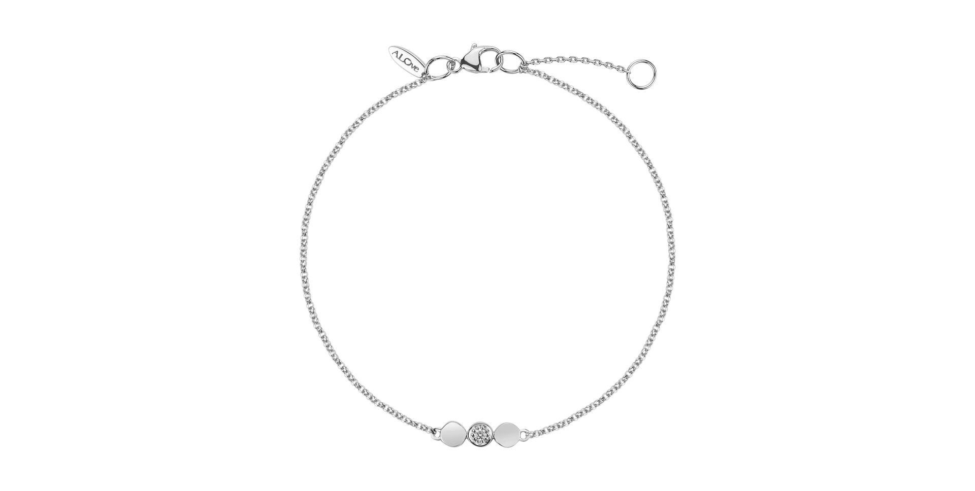 Diamond bracelet Sparkling Circles