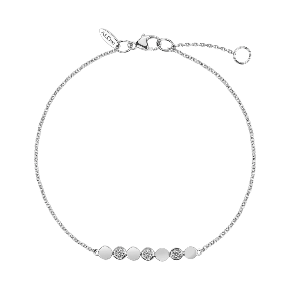 Diamond bracelet Sparkling Circles