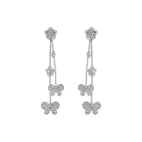 Diamond earrings Subtlety Path