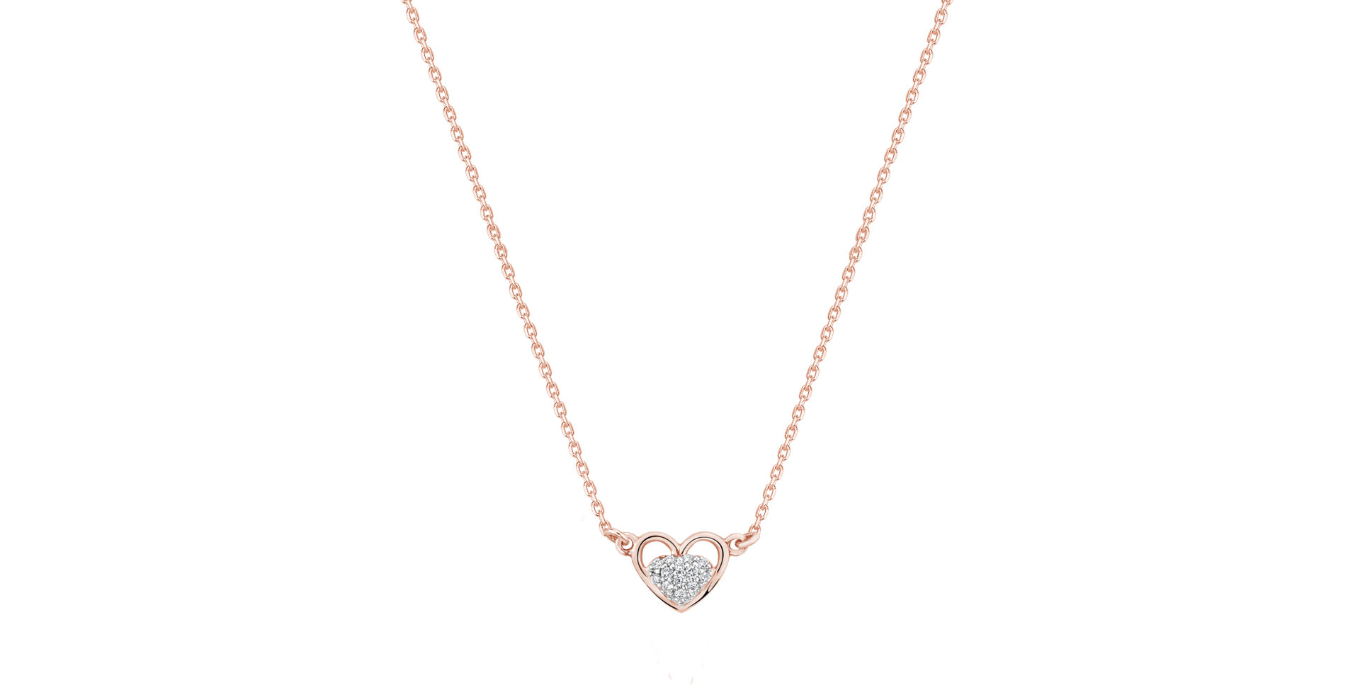 Diamond necklace BrightHeart