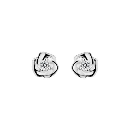 Diamond earrings Sweet Poem