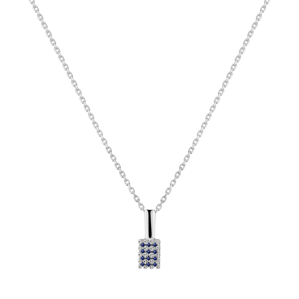 Pendant with Sapphire Diabolical Mosaic