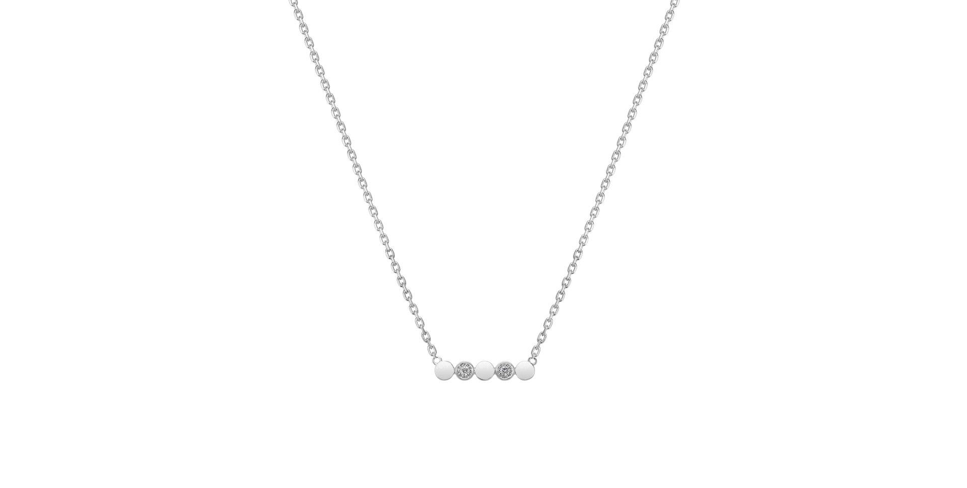 Diamond necklace Glossy Dots