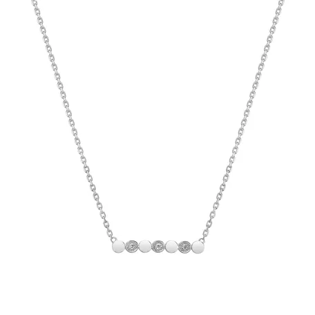 Diamond necklace Long Glossy Dots