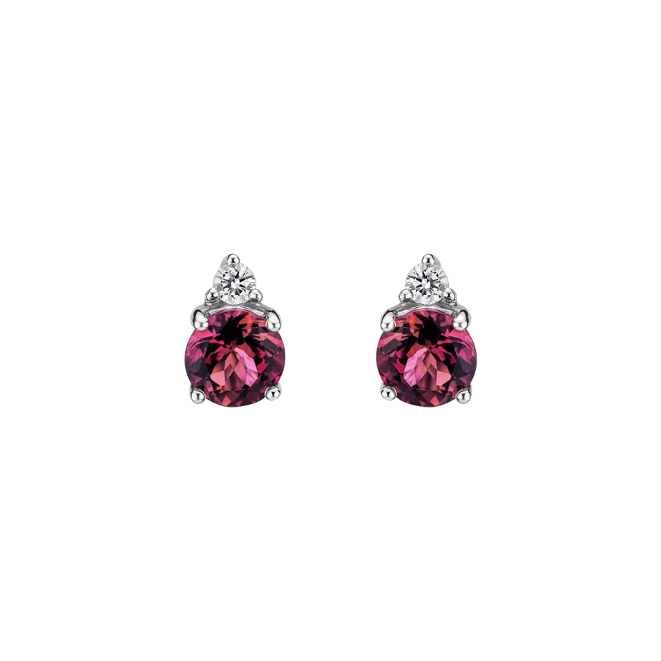 Diamond earrings with Tourmaline Dream Sin