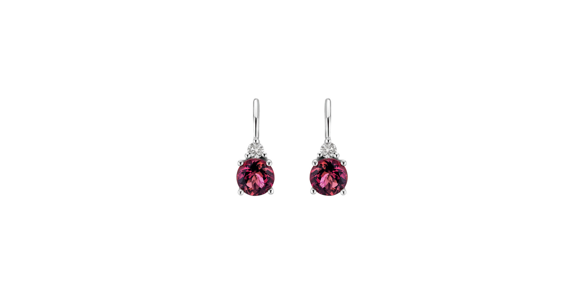 Diamond earrings with Tourmaline Dream Sin
